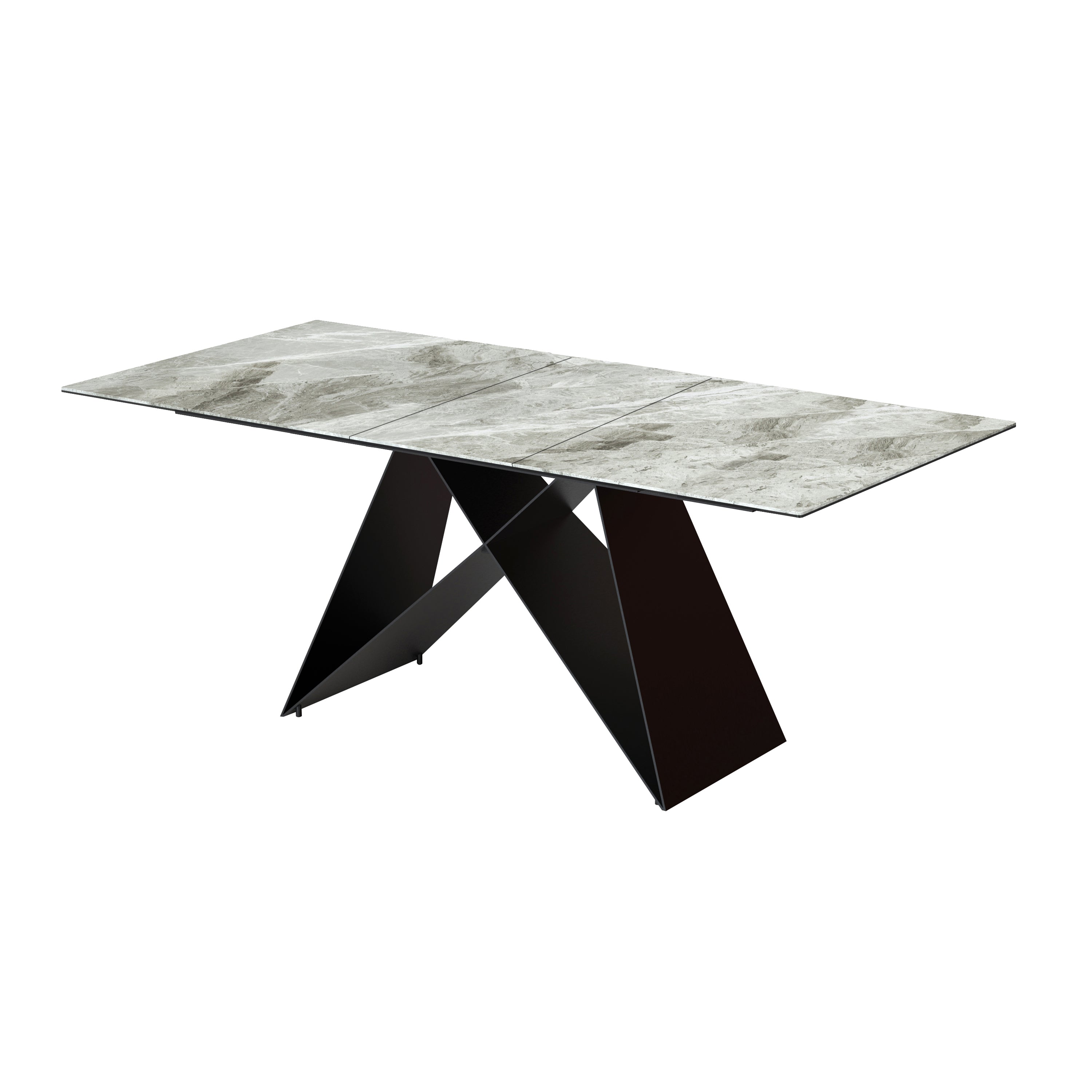 Kiano Grey Extendable Dining Table with Marvel Dining Chairs