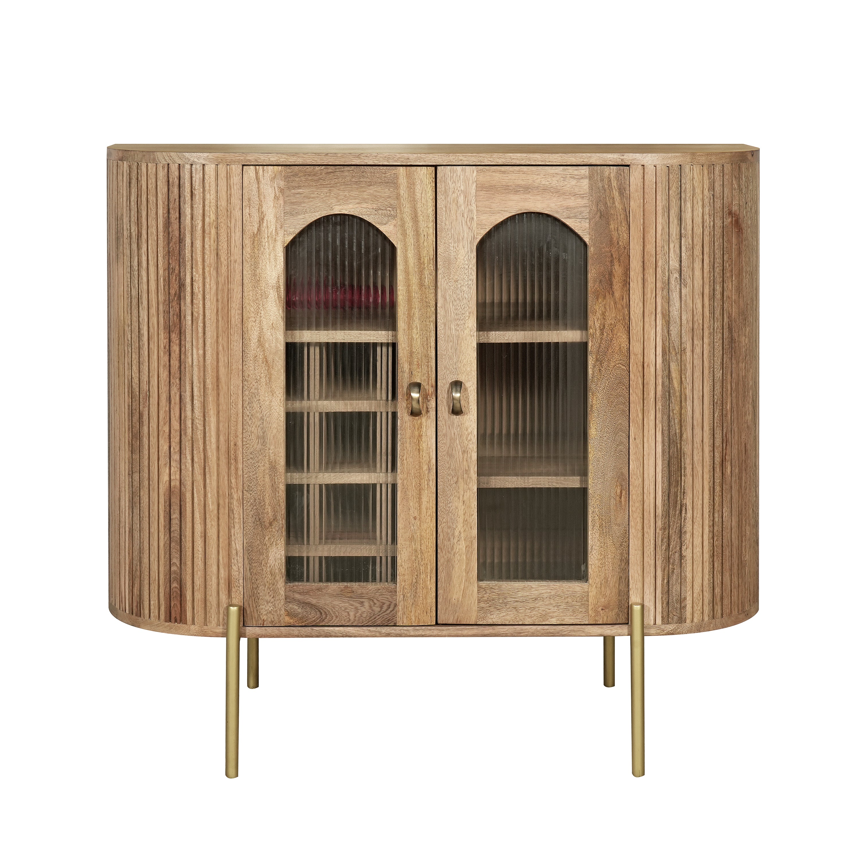 Apollo Mango Wood 2 Door Bar Cabinet