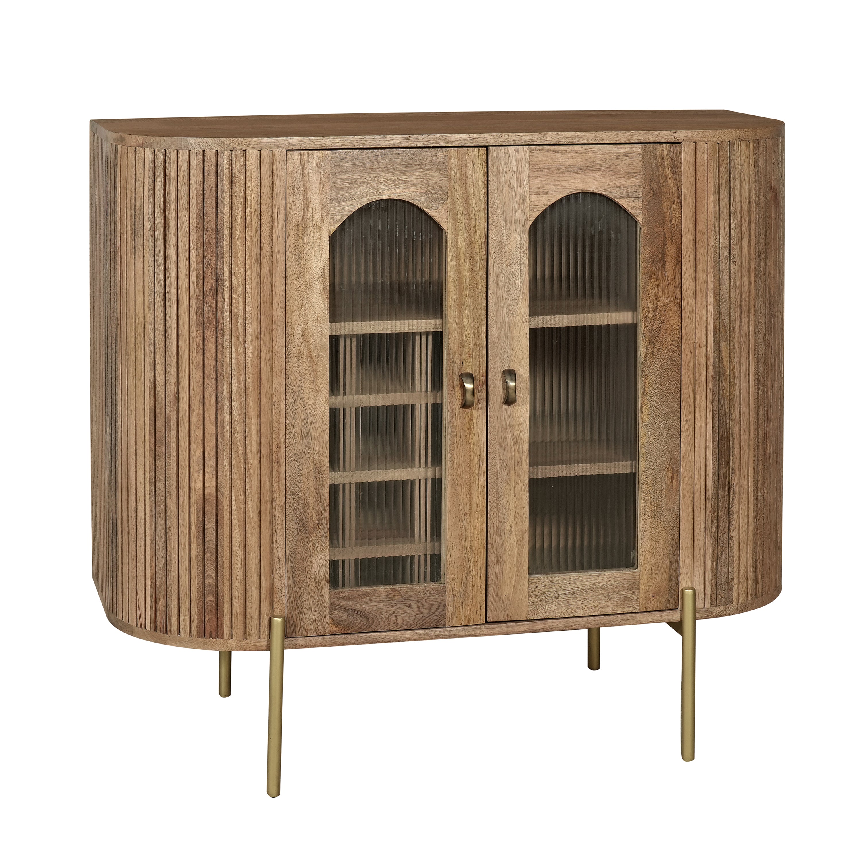 Apollo Mango Wood 2 Door Bar Cabinet