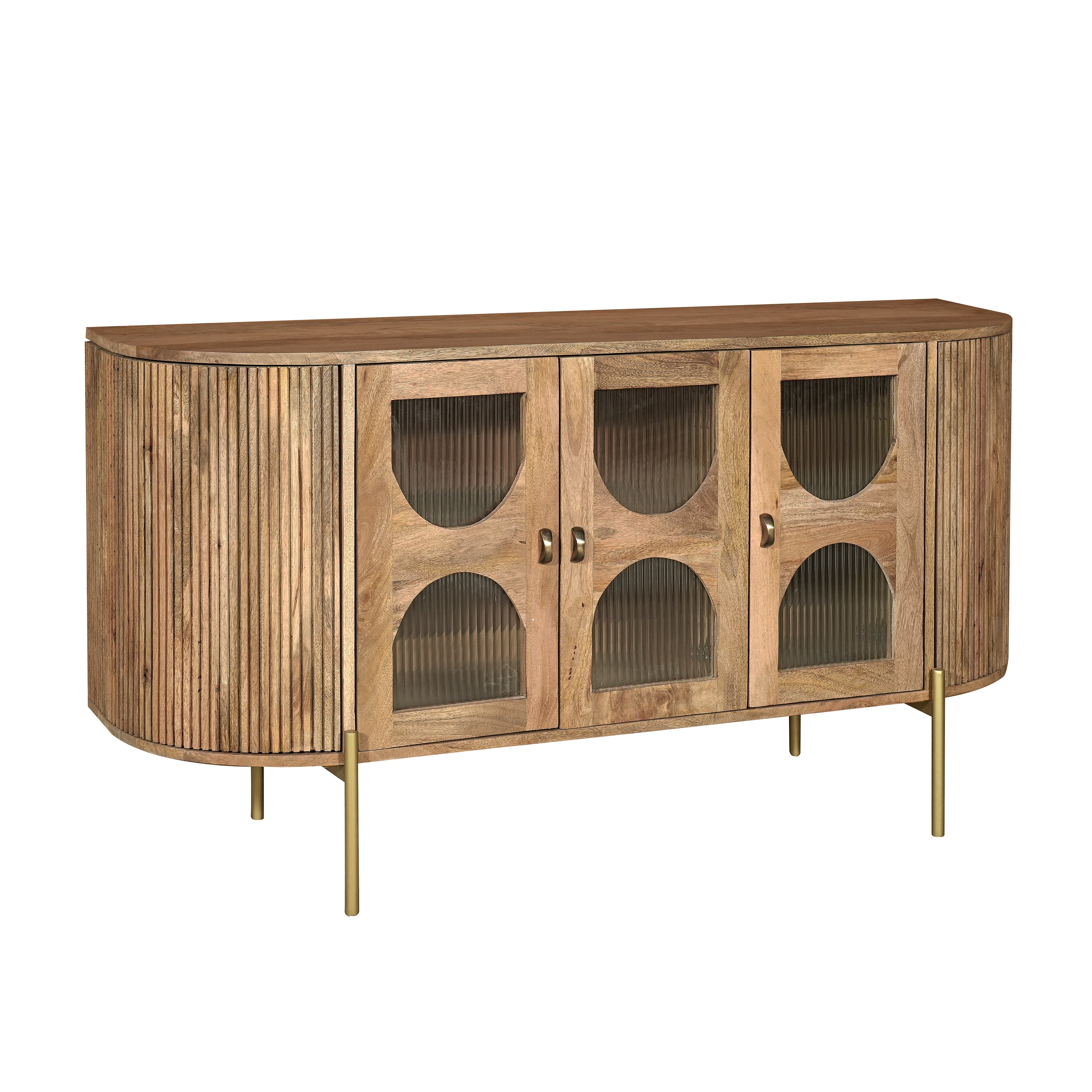 Apollo Mango Wood 3 Door Sideboard