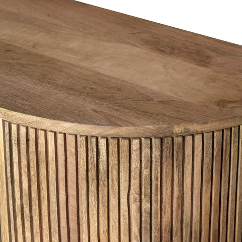 Apollo Mango Wood 3 Door Sideboard - Detail of Sideboard Image