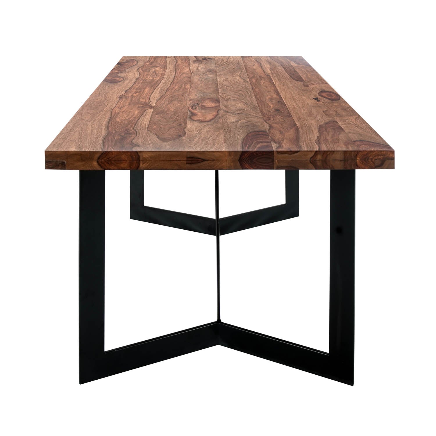 Milo Wooden Dining Table with Creed Dining Chairs