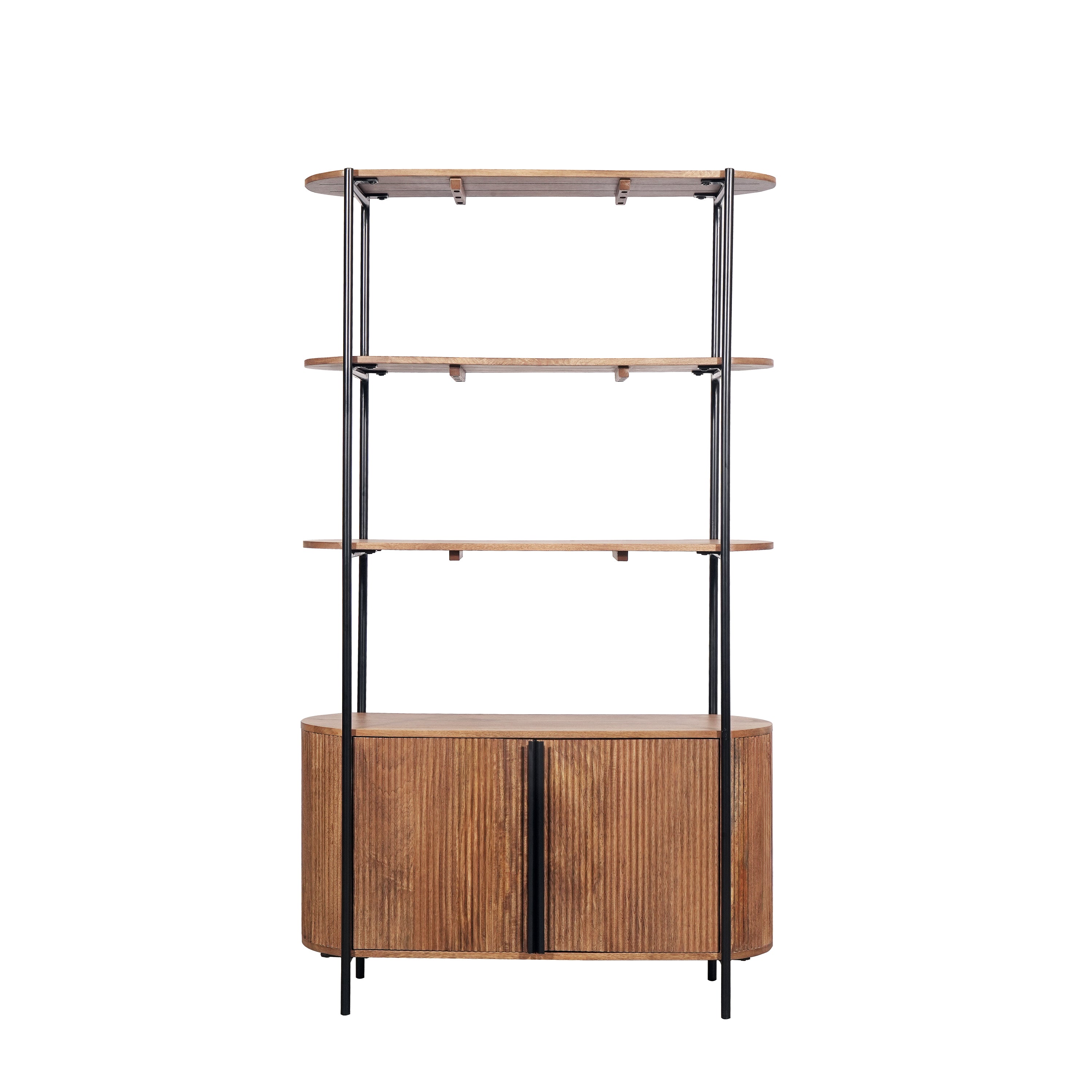 Zen Mango Wood Bookshelf