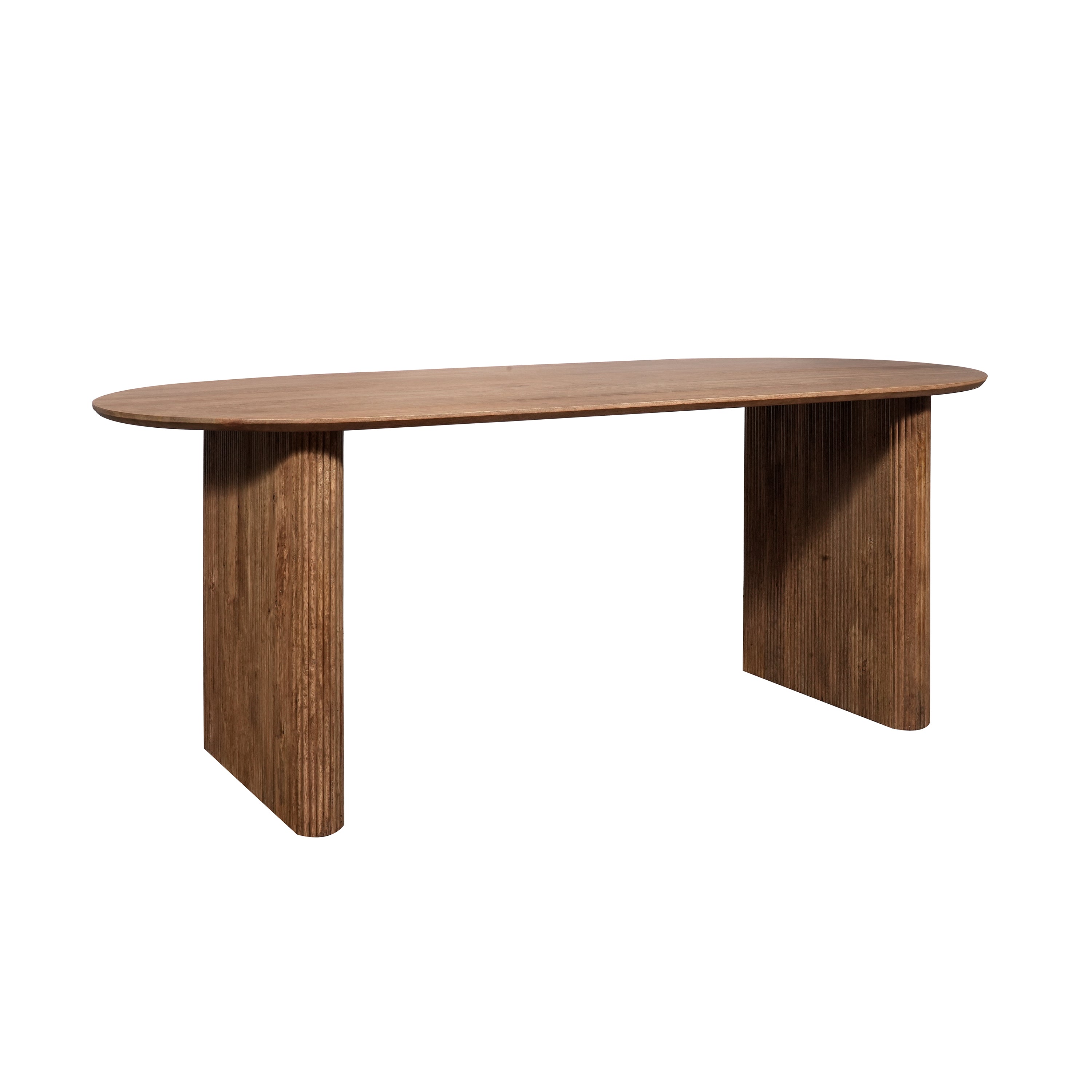 Zen Mango Wood Oval Dining Table