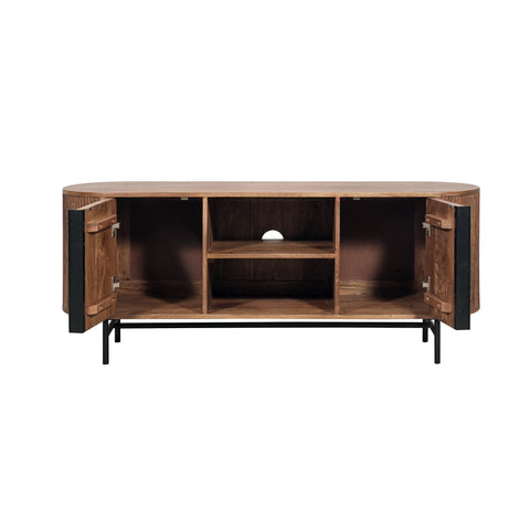 Zen Mango Wood TV Cabinet, matching furniture available - Interior Image