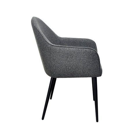 Grey Boucle Dining Chairs