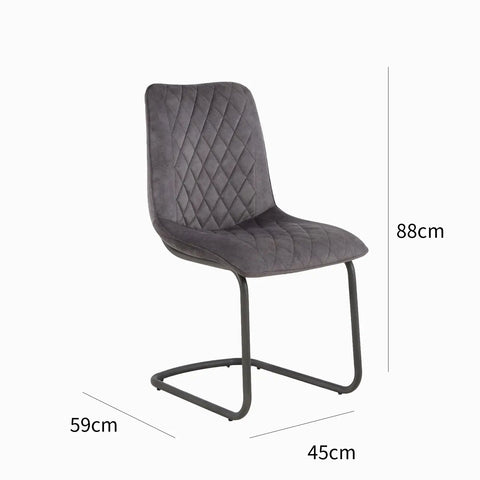 Creed Dining Chairs - Dimensions