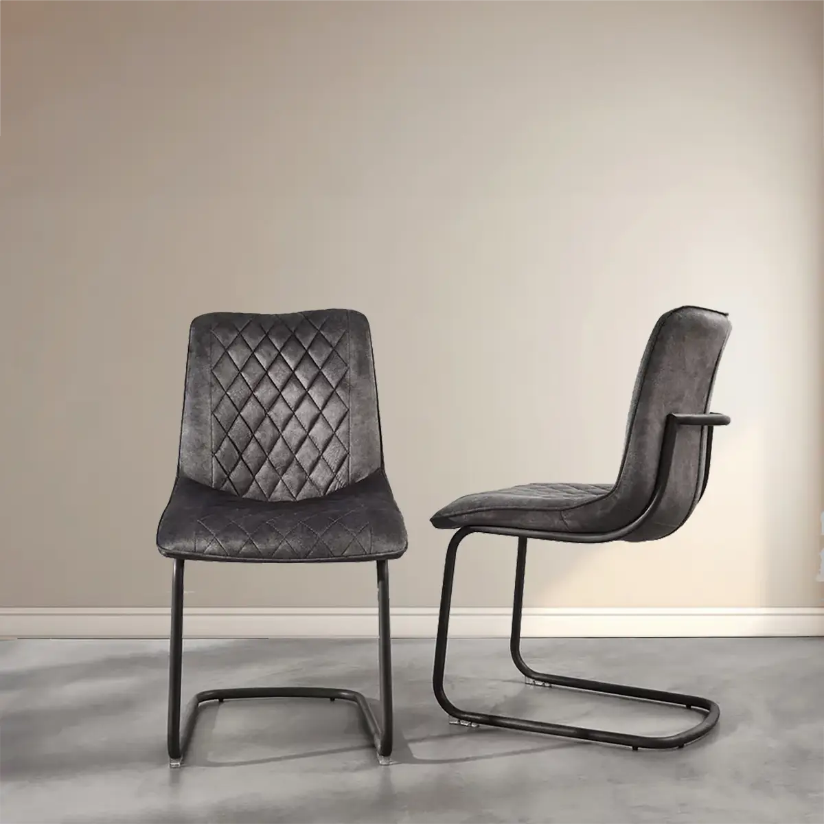 Creed Charcoal Grey Dining Chair