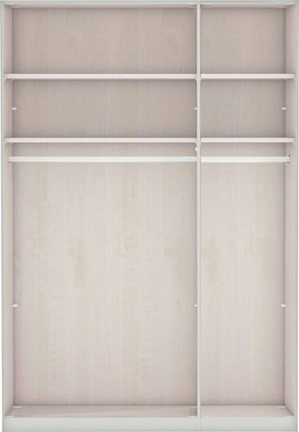 Wiemann Kempton 3 Door Hinged Wardrobe With Mirror - Internal