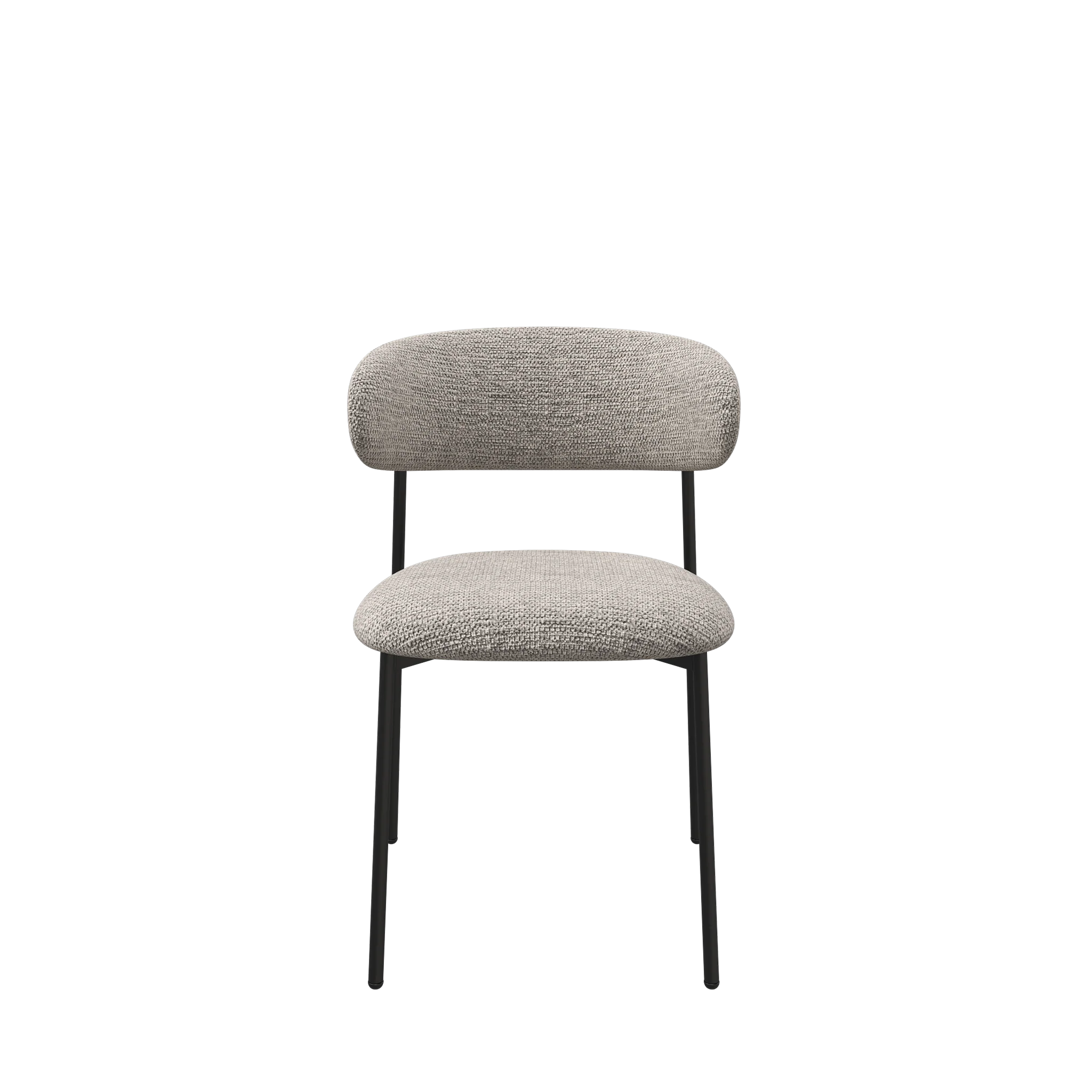 Alba Light Grey Fabric Dining Chair – Set of 4