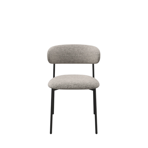 Alba Light Grey Fabric Dining Chair – Set of 4