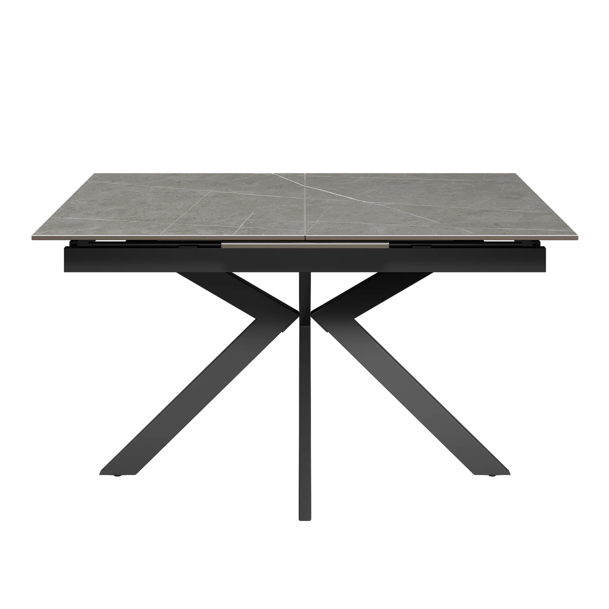 Amari 160-200cm Matte Grey Ceramic Extending Dining Table