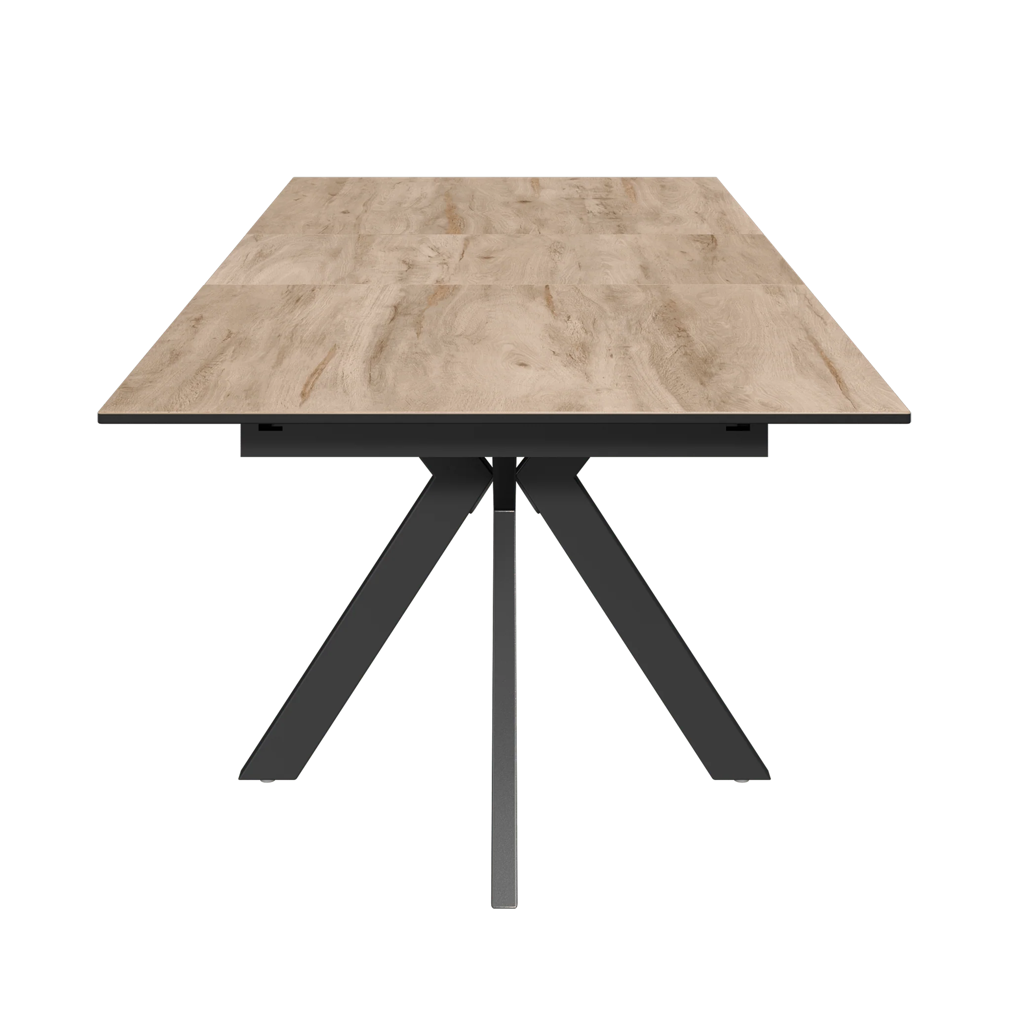 Amari 160-200cm Wood Look Ceramic Extending Dining Table