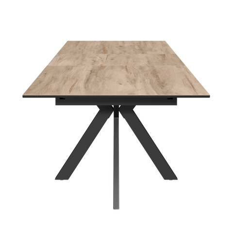 Amari 160-200cm Wood Look Ceramic Extending Dining Table