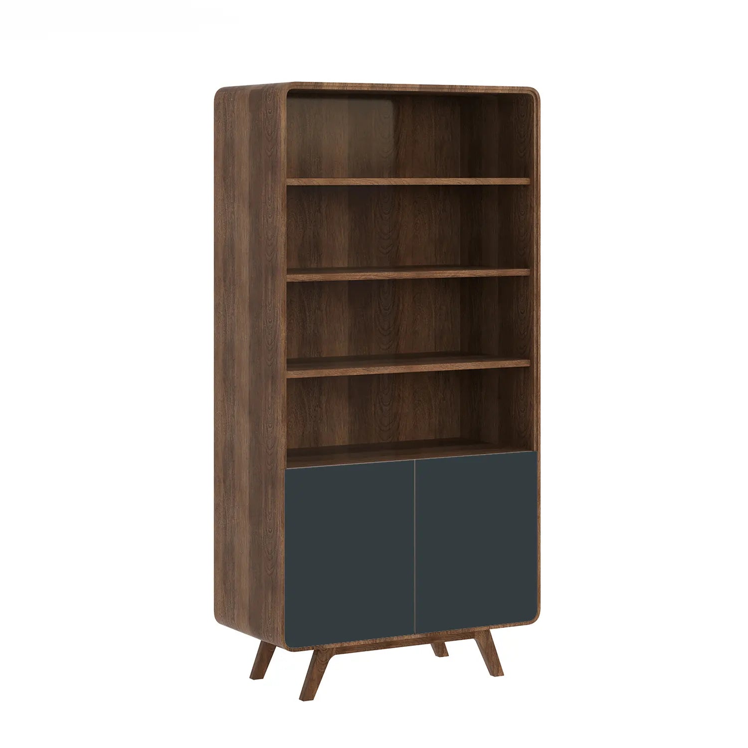 Asiago Solid Oak Tall Display Cabinet