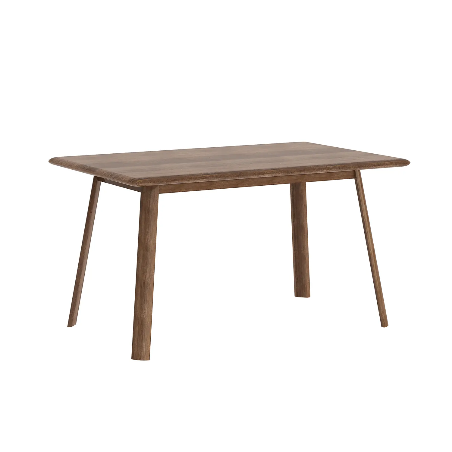 Asiago Solid Smoked Oak 1.7m Dining Table with Milano Chairs