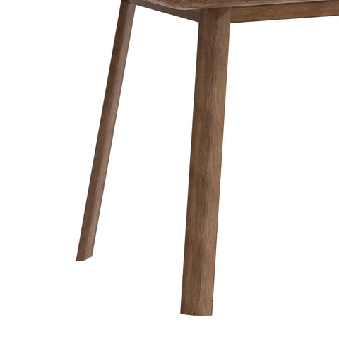 Asiago Solid Smoked Oak 2m Dining Table, also available in White Oak - Close Up of Table Legs