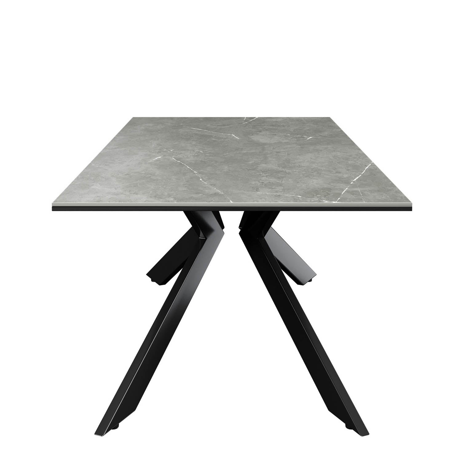 Athens Matte Grey Ceramic Coffee Table