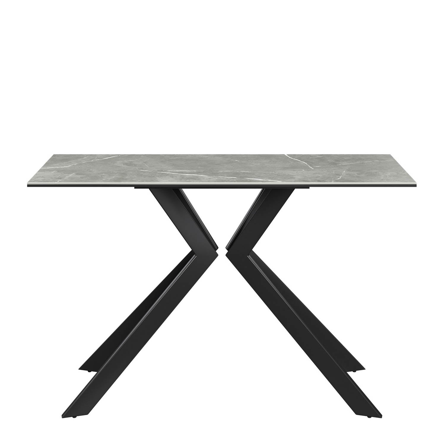 Athens Matte Grey Ceramic Console Table