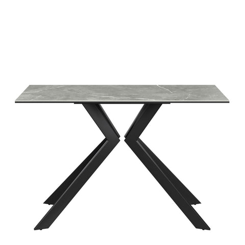 Athens Matte Grey Ceramic Console Table