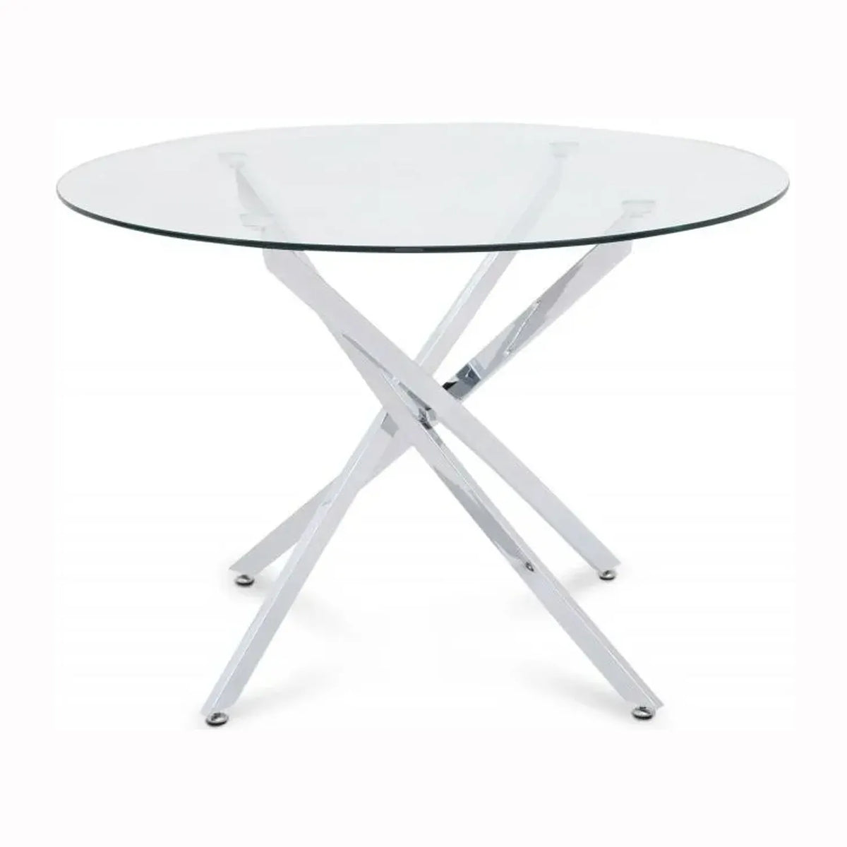 Ace Round Glass Dining Table, also available in Rectangle 