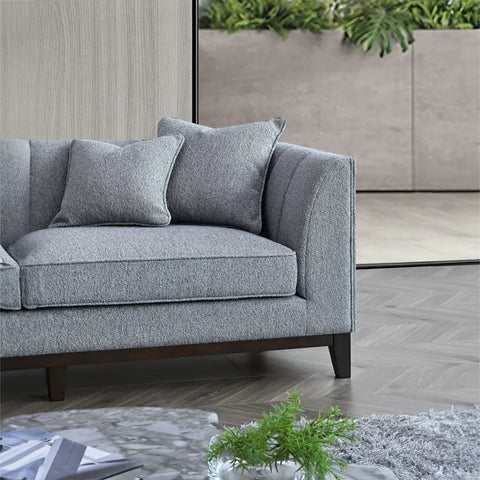 Cooper Left Hand Corner Sofa in Dolphin Boucle - Sofa Design image