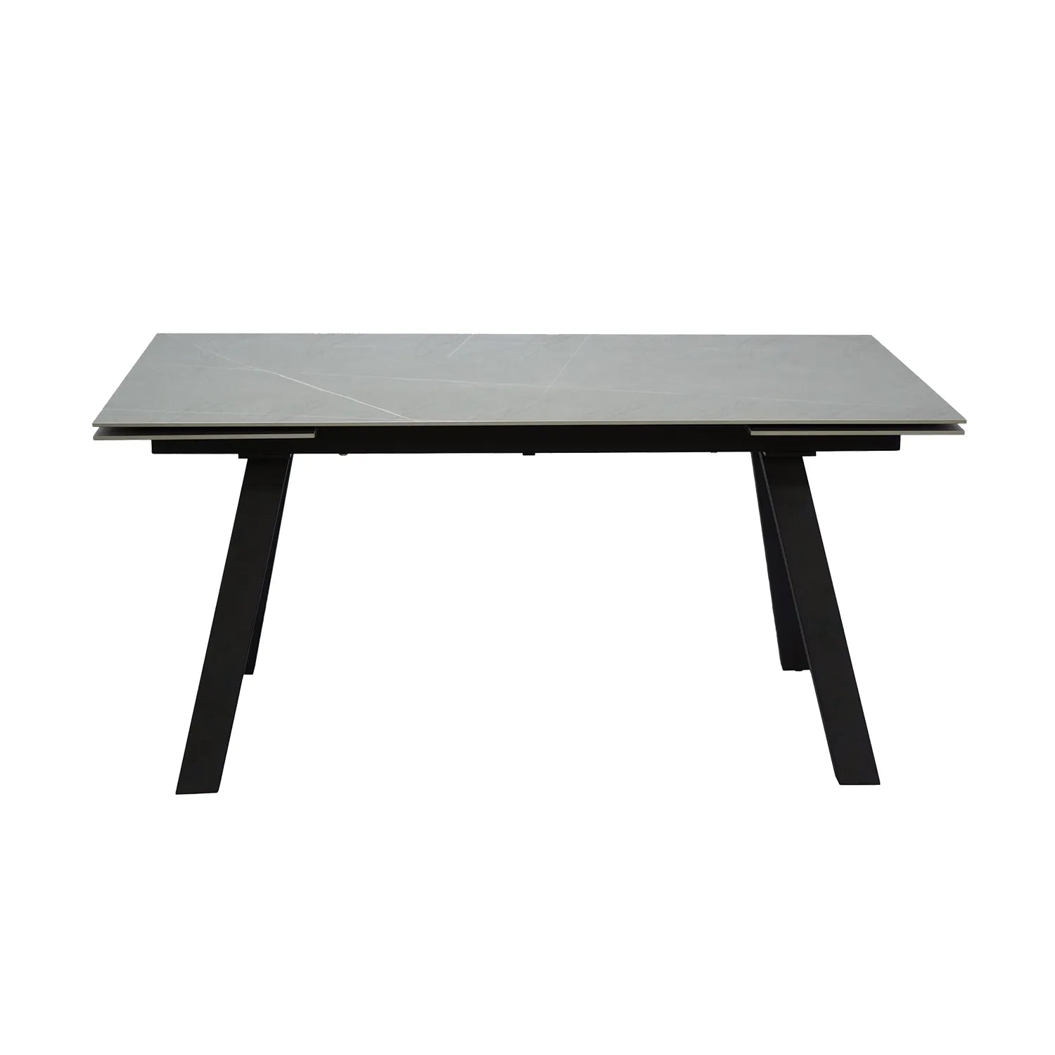 Amani Grey Sintered Stone Small Extending Dining Table