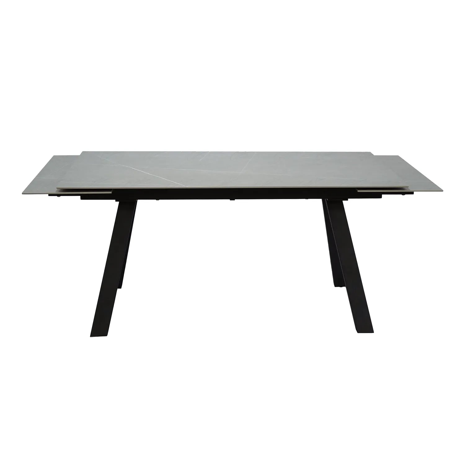 Amani Grey Sintered Stone Small Extending Dining Table