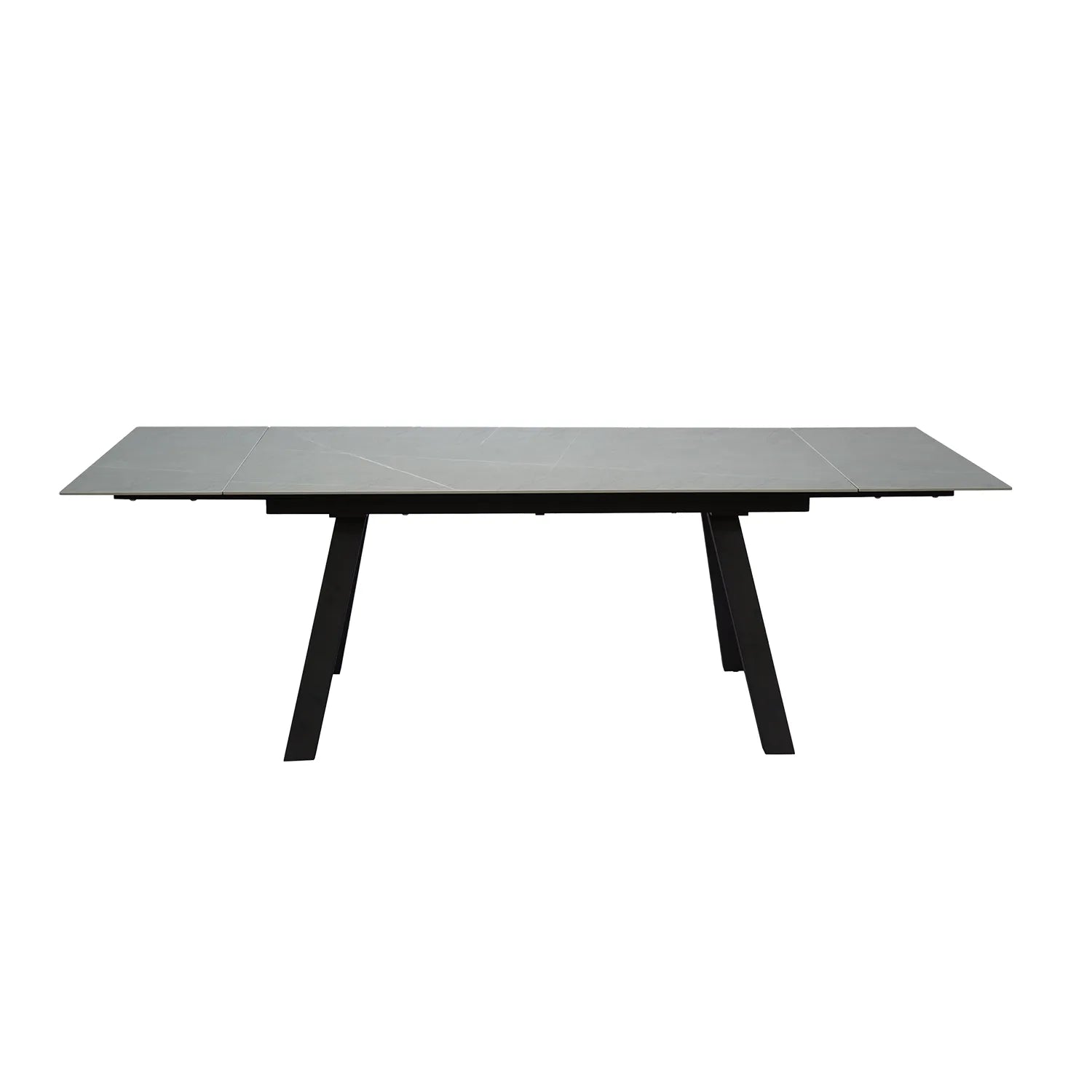 Amani Grey Sintered Stone Small Extending Dining Table