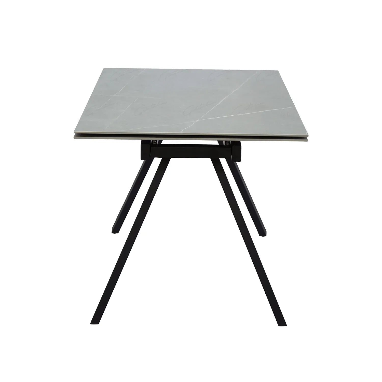 Amani Grey Sintered Stone Small Extending Dining Table