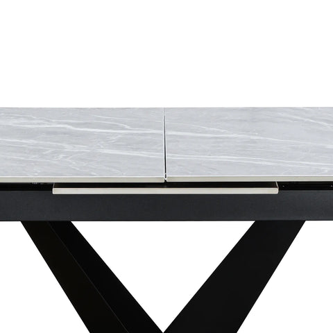 Argento Grey Small Extending Dining Table