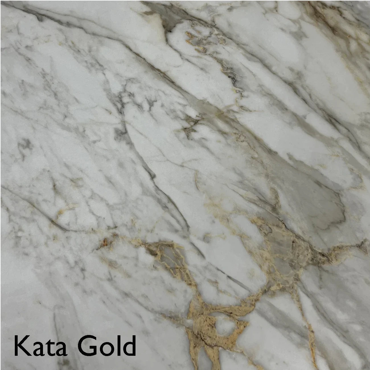 Kata Gold Ceramic Dining Table with Gold Metal Base