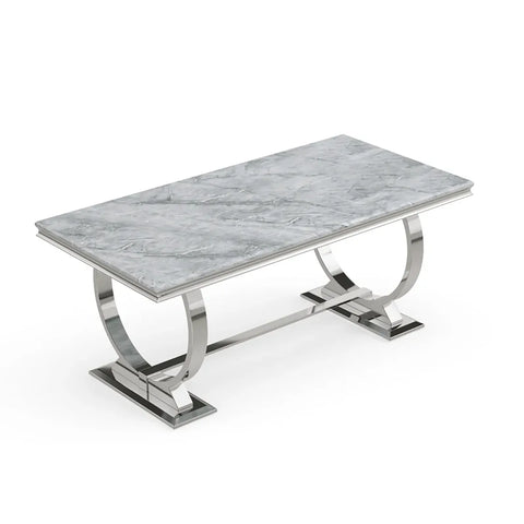 Arianna 1.8M Marble Top Dining Table - Main Image