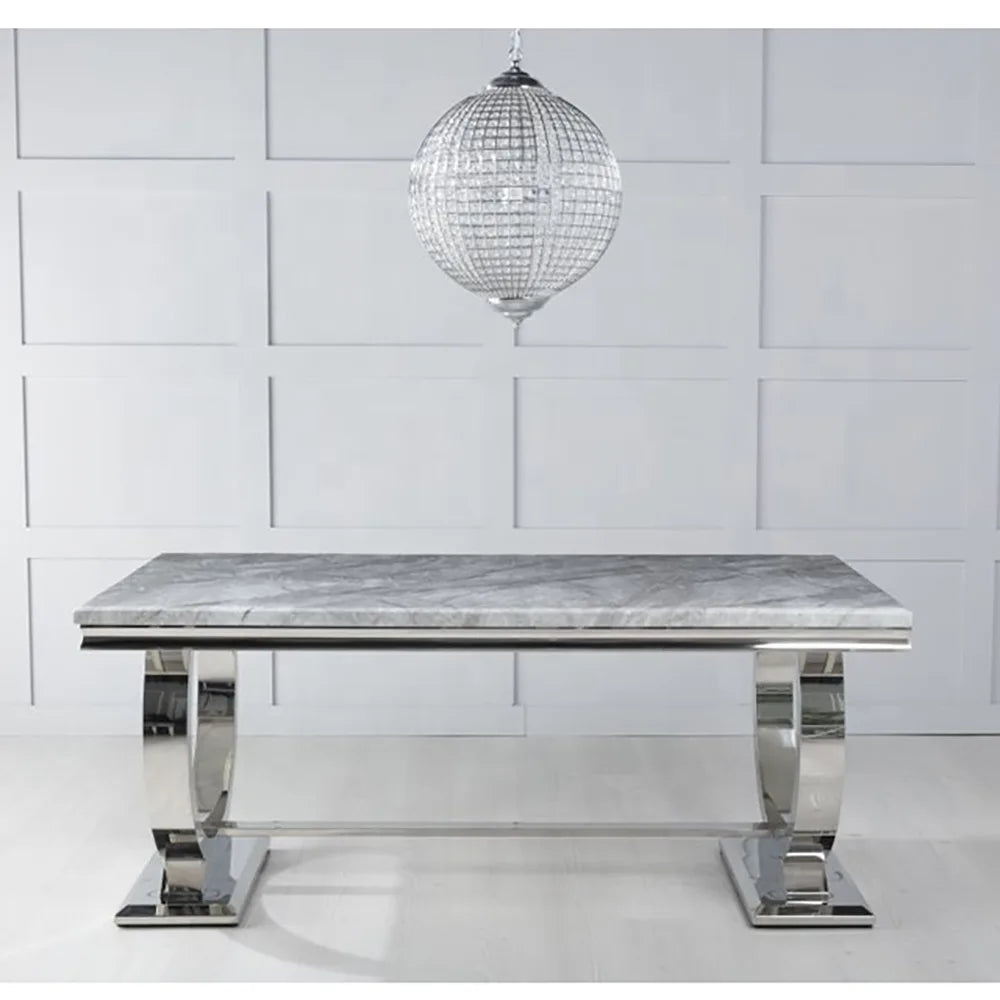 Arianna 2M Marble Top Dining Table