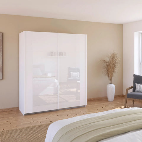 Artemis White 2 Door Sliding Wardrobe