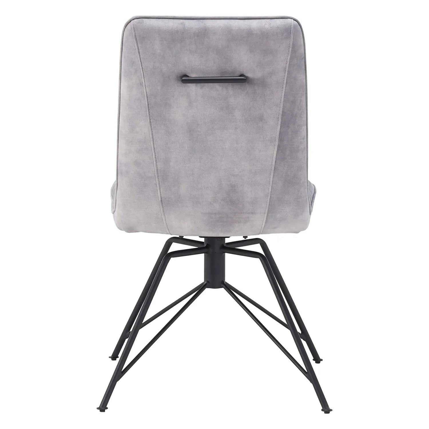 Lola Grey Fabric Set of 4 Dining Chairs