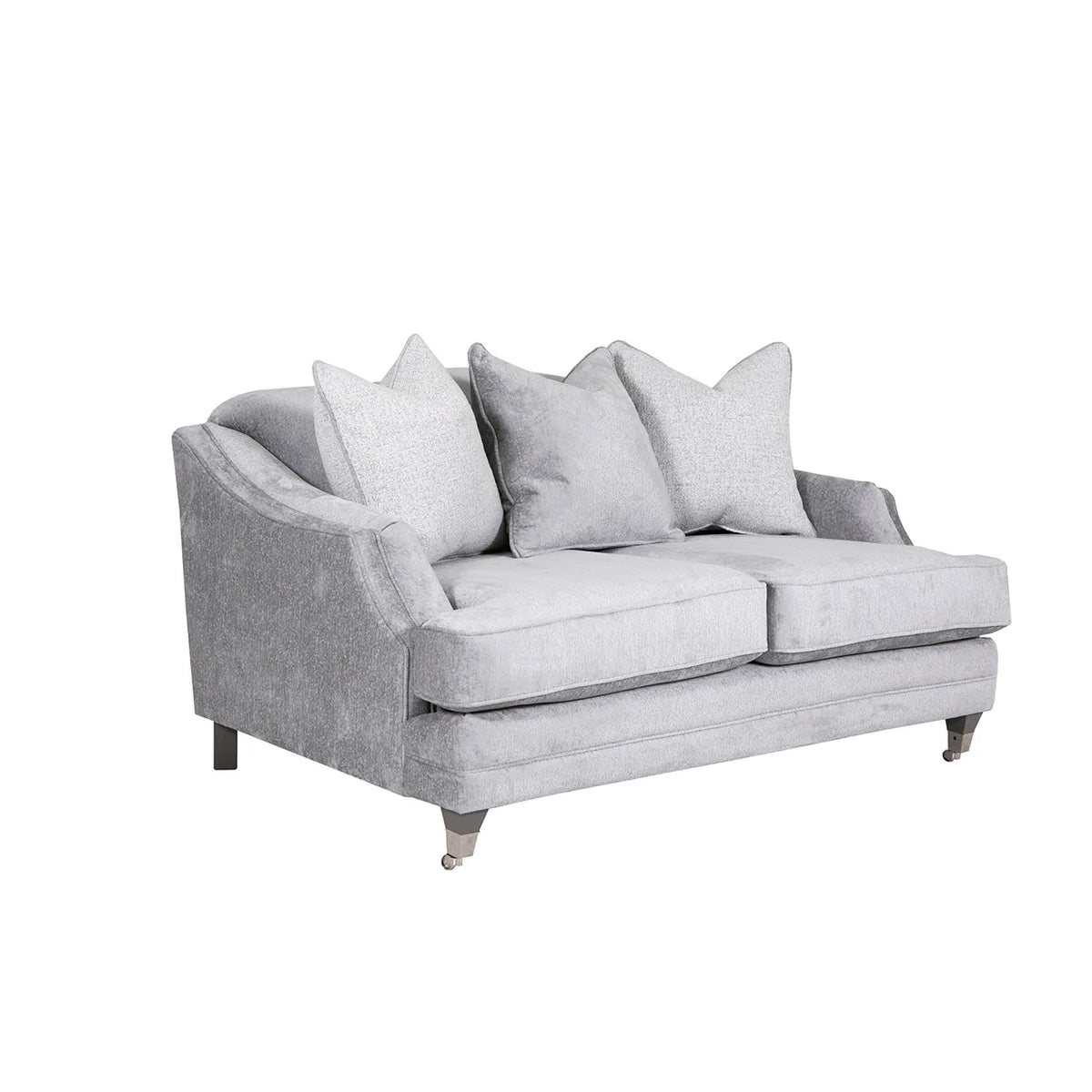 Belvedere Scatter Back Large 2 Seater Sofa - Silver