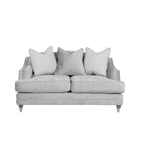 Belvedere Scatter Back Large 2 Seater Sofa - Silver