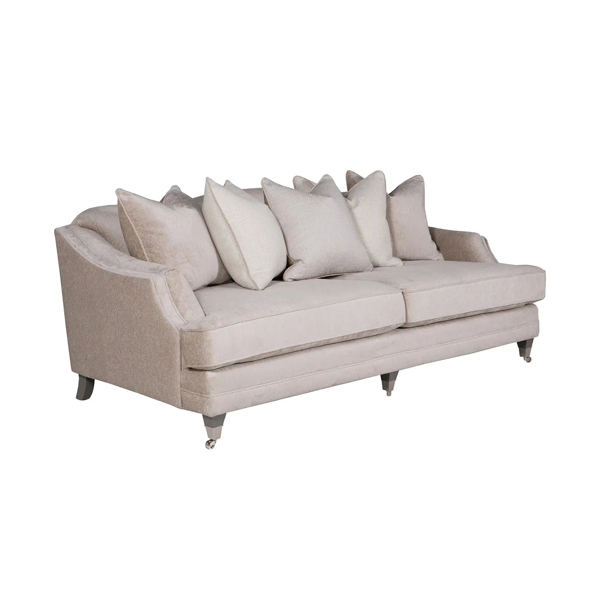 Belvedere Scatter Back Large 4 Seater Sofa - Mink