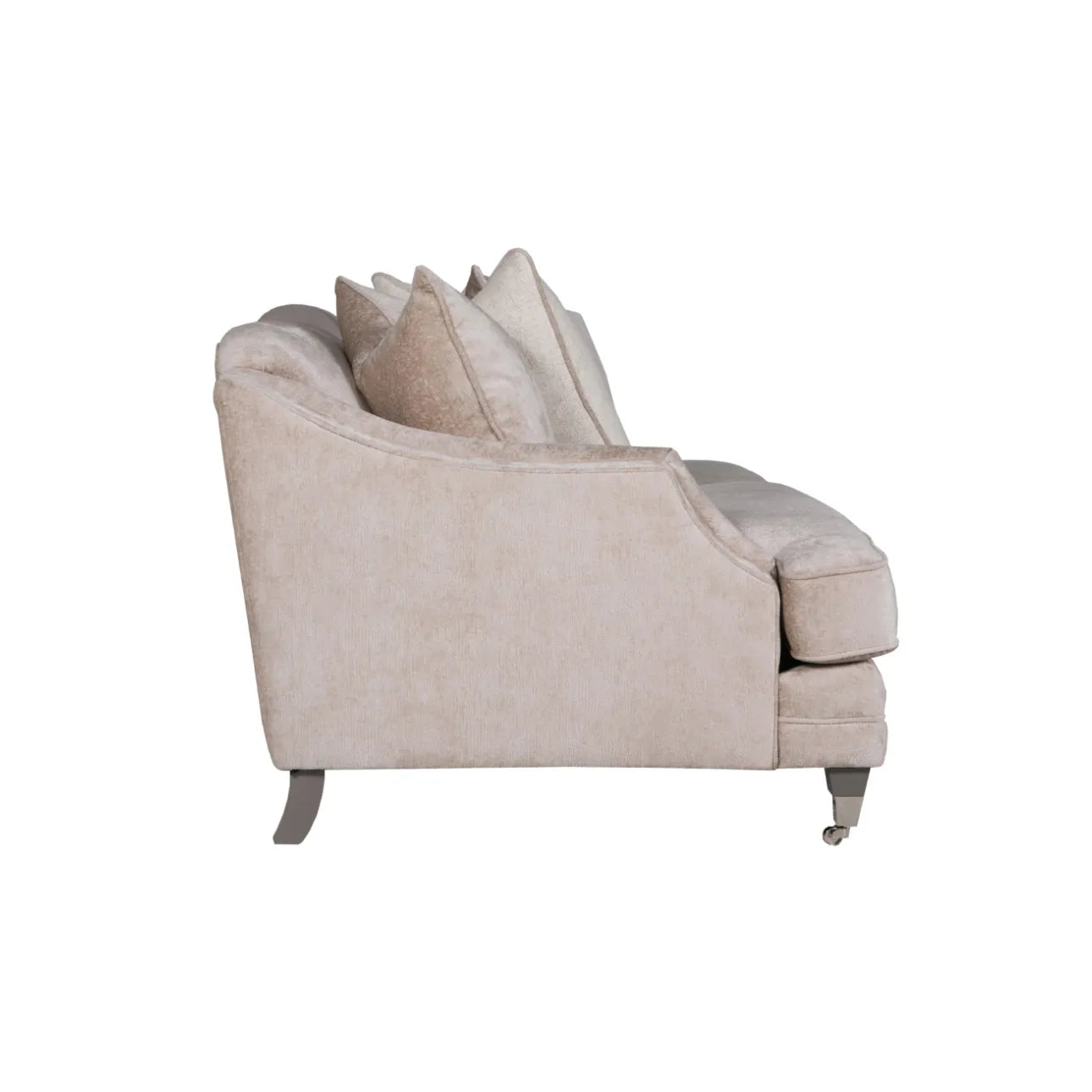 Belvedere Scatter Back Large 4 Seater Sofa - Mink