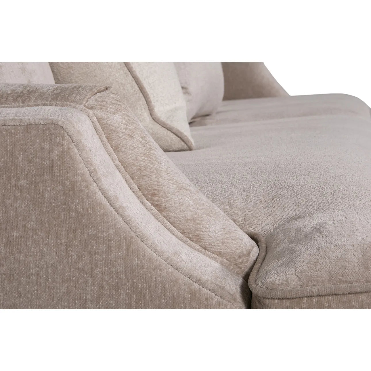 Belvedere Scatter Back Large 2 Seater Sofa - Mink