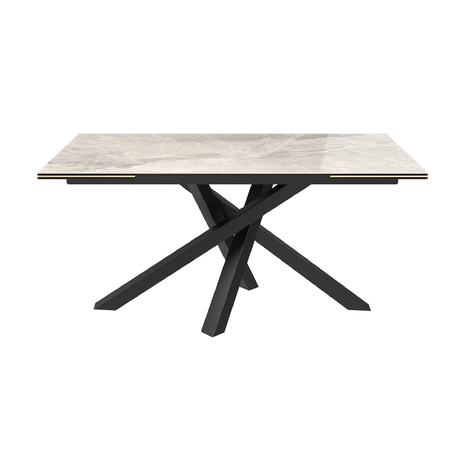 Samurai Extending Dining Table With Light Grey Ceramic top