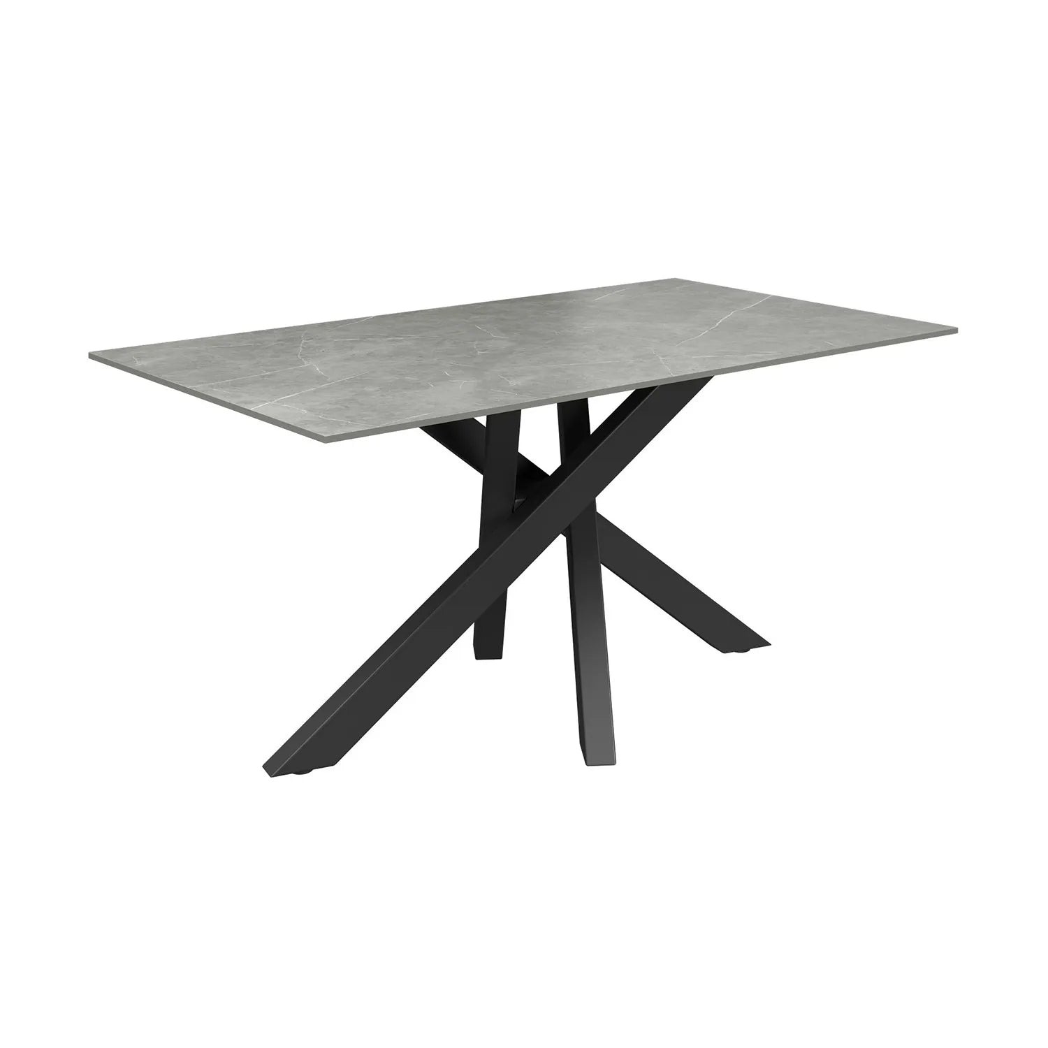 Samurai 1.6m Matte Grey Ceramic Top Dining Table