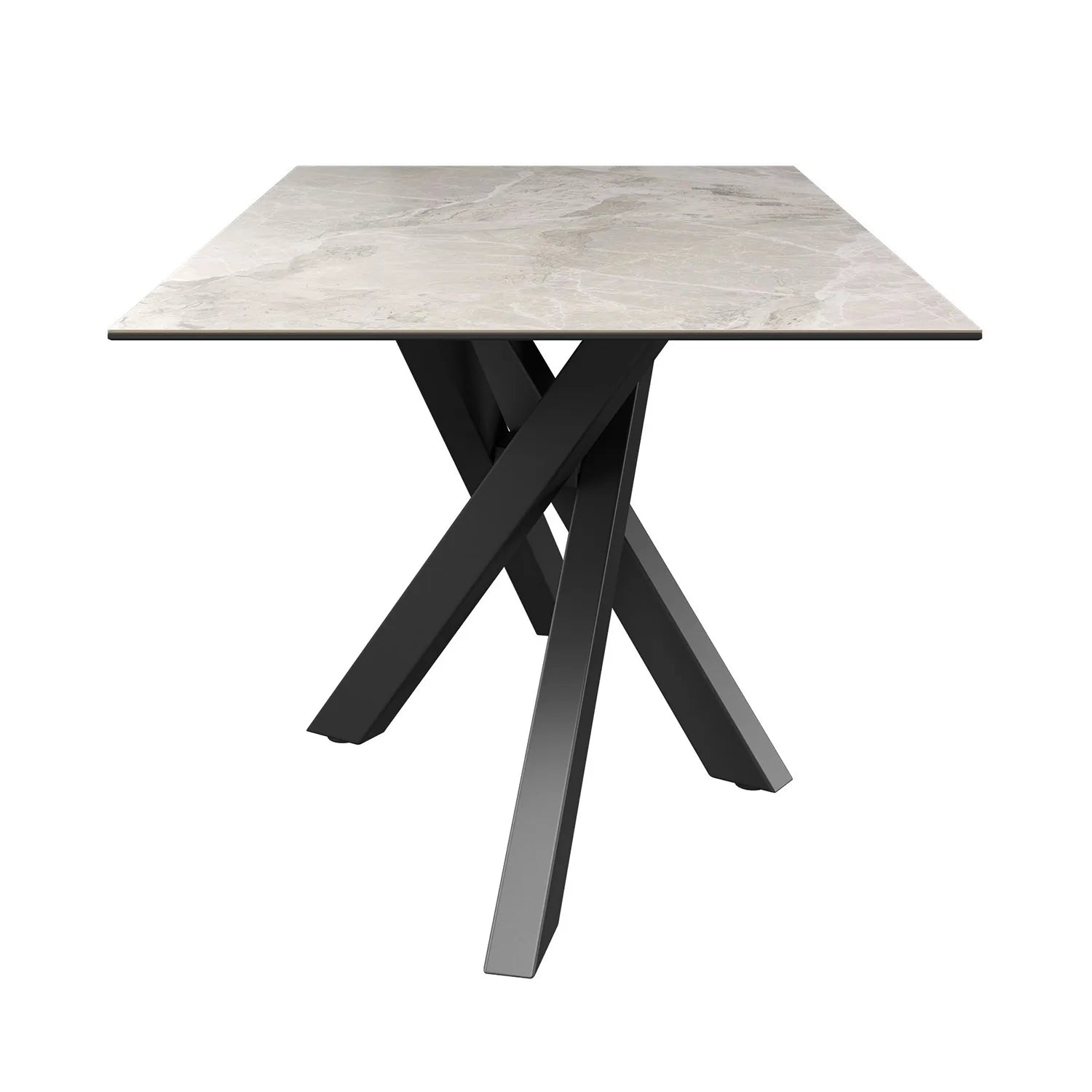 Samurai 1.6m Grey Ceramic Top Dining Table