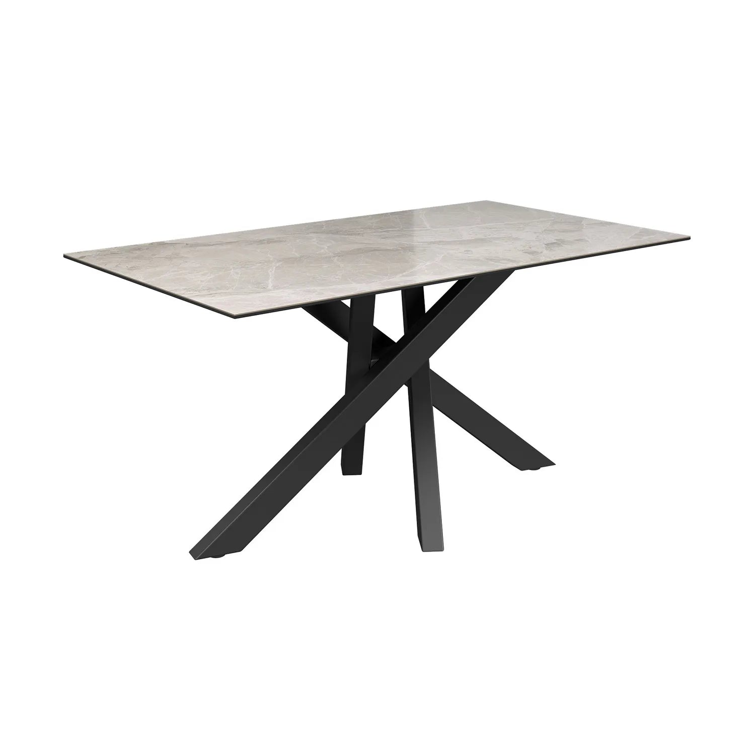 Samurai 1.6m Grey Ceramic Top Dining Table