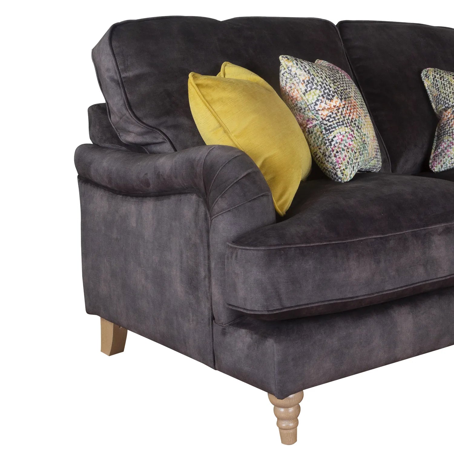 Wallace Plush Sublime Fabric Sofa Collection