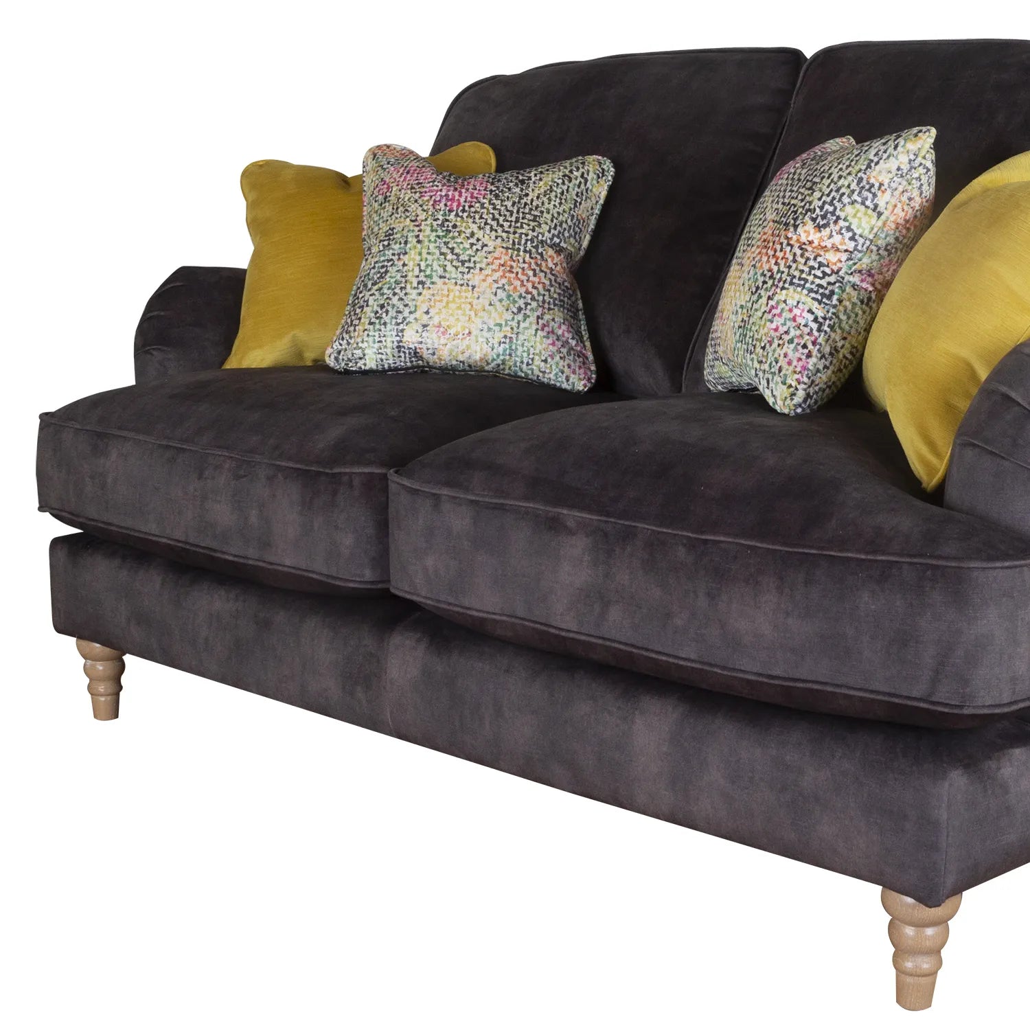 Wallace Plush Sublime Fabric Sofa Collection