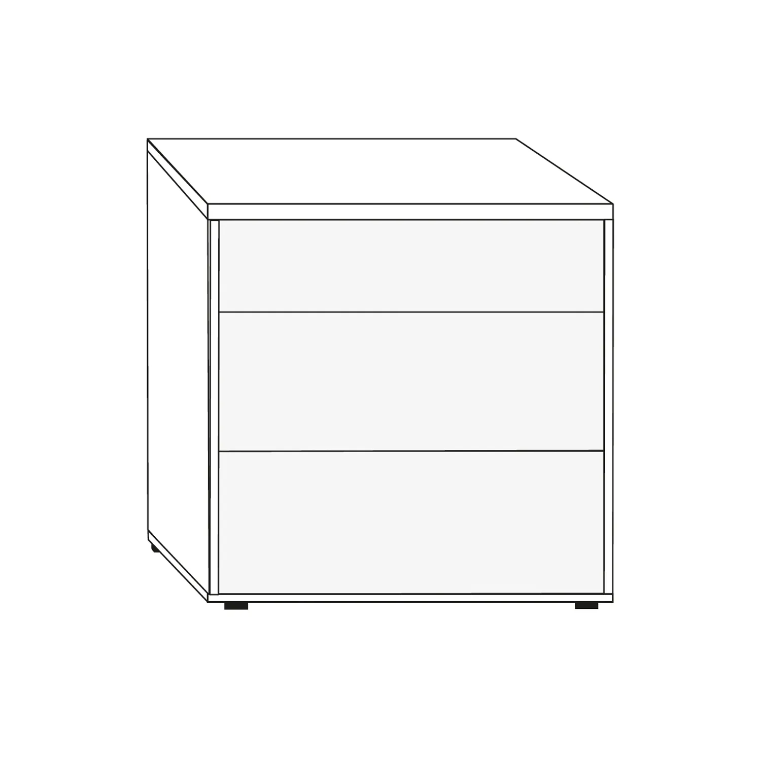 Wiemann Vilmar Bedside Cabinet - VIP Bedside Cabinet 003