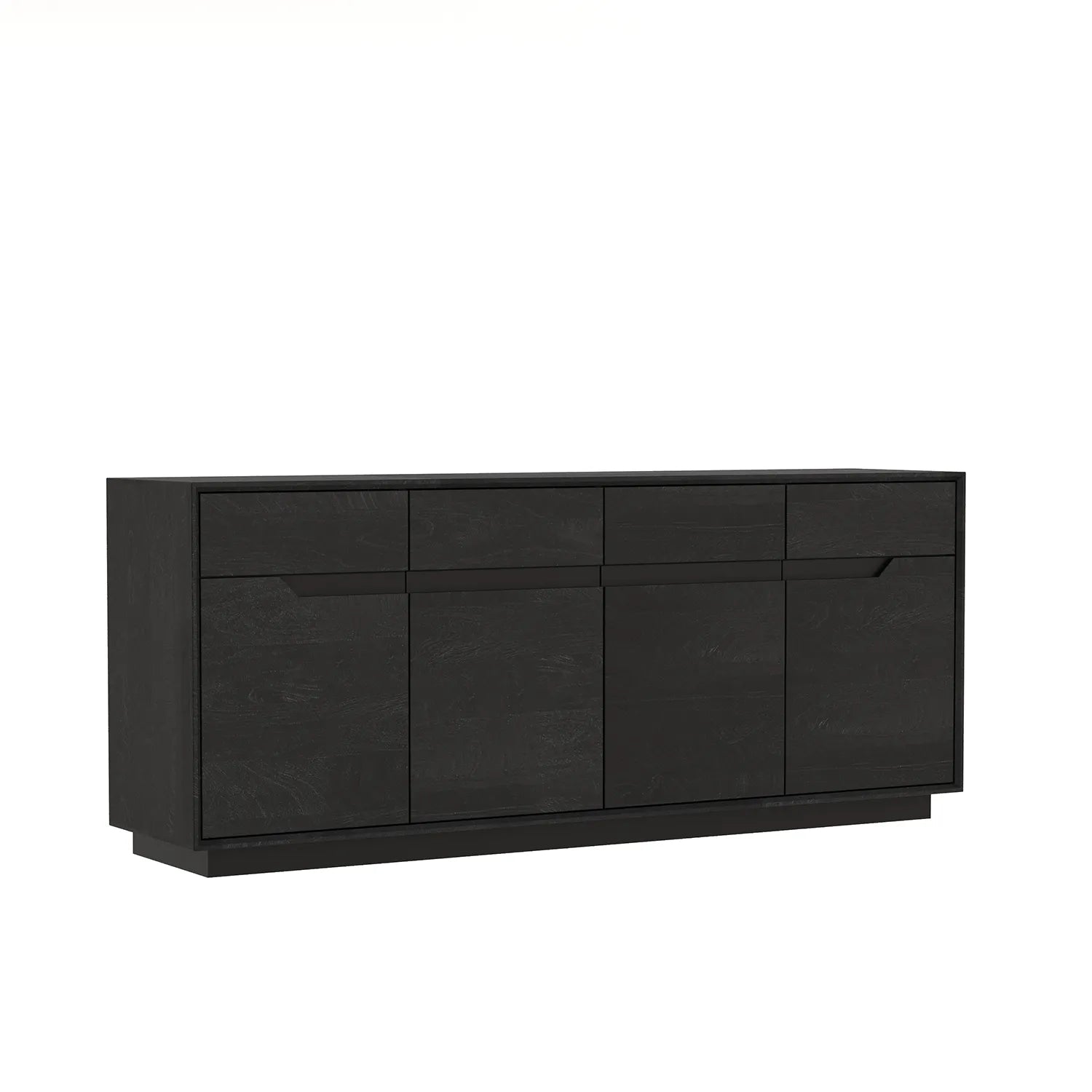 Prime Large 4-Door Sideboard in Smoked Oak