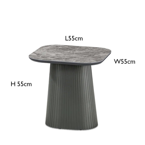 Bellagio Sintered Stone Side Table